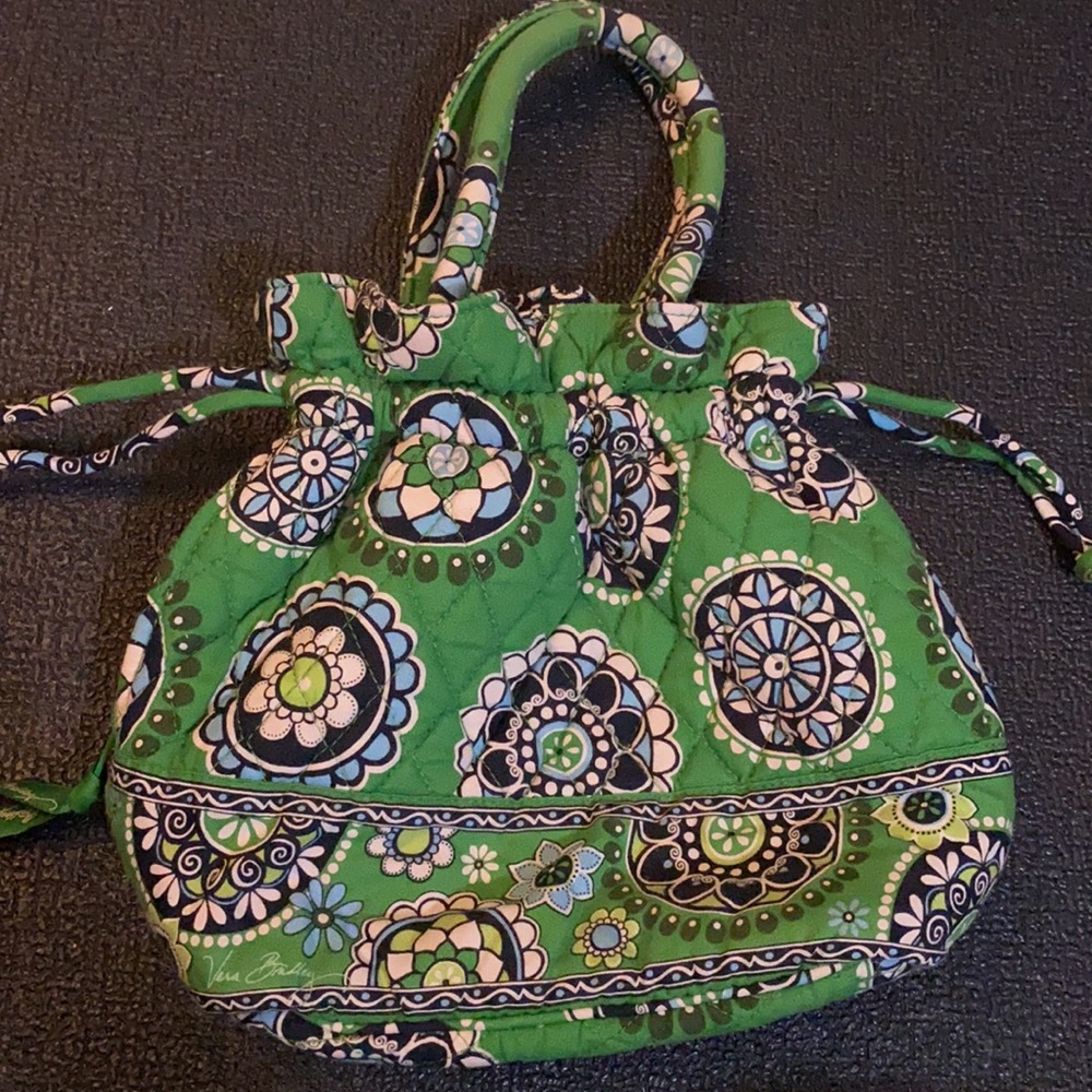 Vera Bradley “cupcakes green” purse. - Picture 4 of 9
